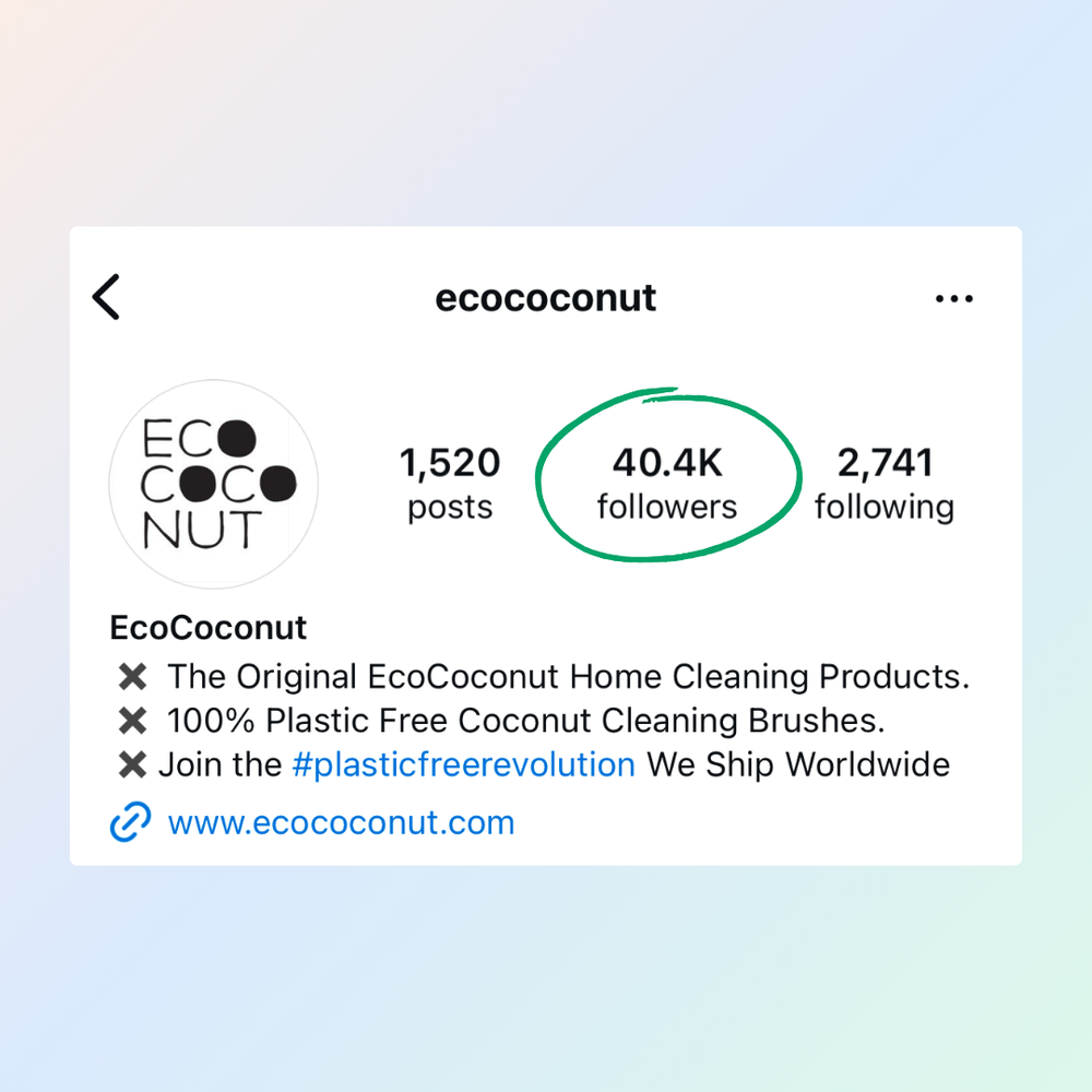 Social media growth proof